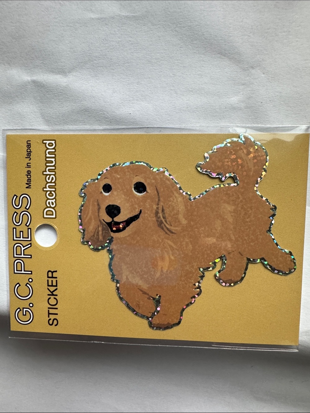 Brown Dachshund Dog Sticker